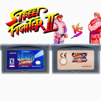 Super Street Fighter II GBA 32Bit Electronic Console Ink cartridges Game Card DS/NDSL