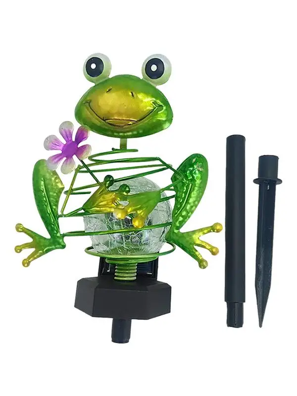 

Solar Frog Garden Stake Lights Solar Walkway Lights Outdoor Frog Solar Garden Stake Lights Decorative Garden Pathway Lights