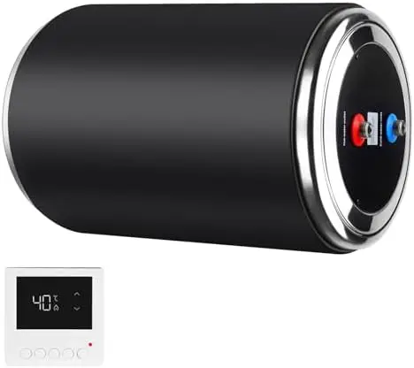

15L Dual Power Water Heater 12V/120V, Instant RV & Camper, CSA Approved, Remote Control (Black)