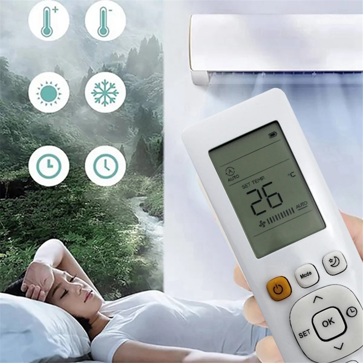 RG10B(D)/BGEF استبدال جهاز التحكم عن بعد لمكيف الهواء ميديا RG10B(D1)/BGEFU1 RG10B1(D)/BGEF RG10B2(D)/BGCEF RG10B10(D)/BGEF