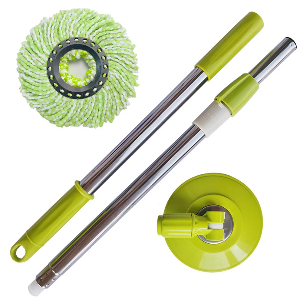 A56K  Replacement Parts Floor 360 Degree Rotating Cleaning Mop Cleaning Tool Set Green