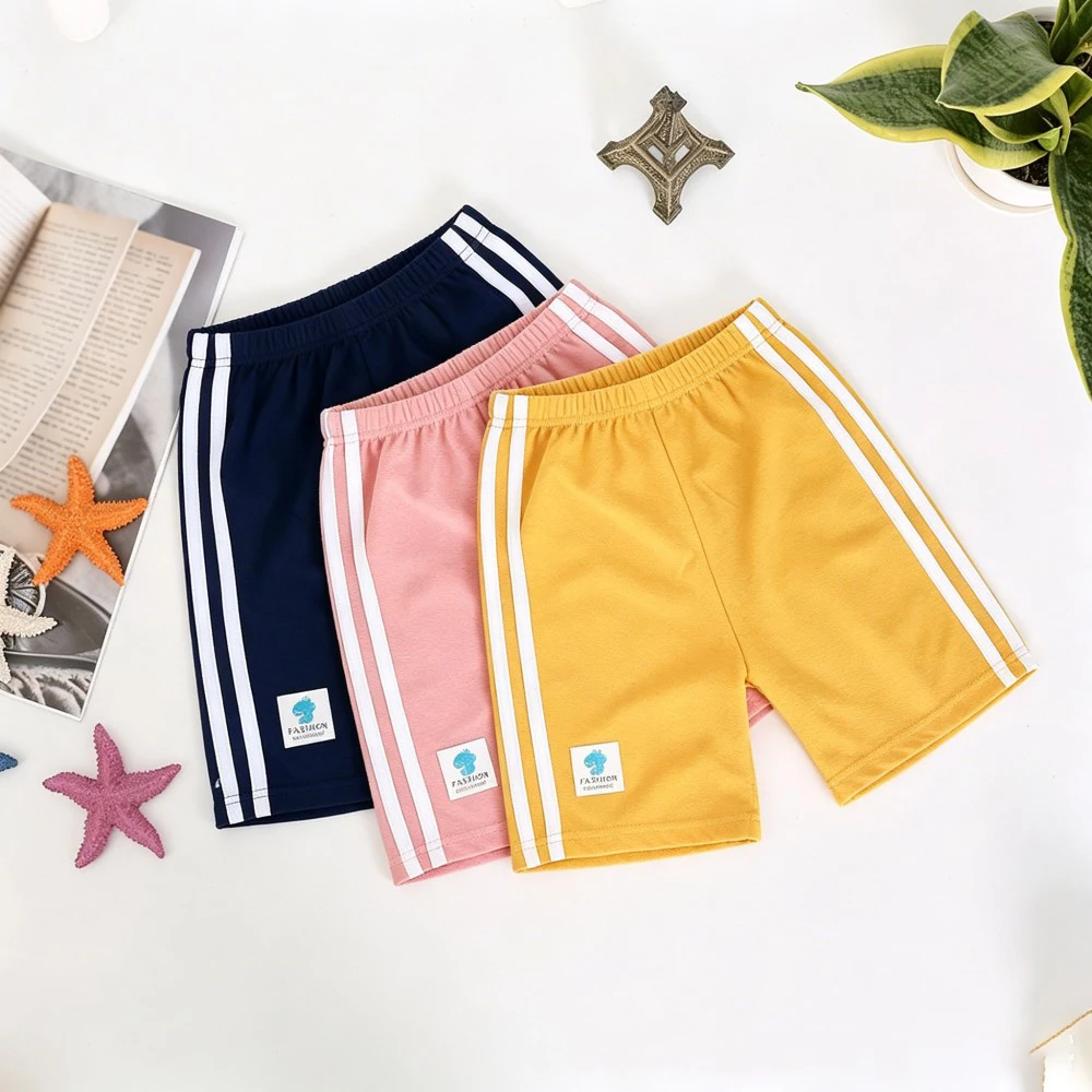 

Kids Shorts Summer Children Elastic Waist Short Pant Boy Girls Loose Casual Sportswear Trousers Quick Dry Shorts for Teenage