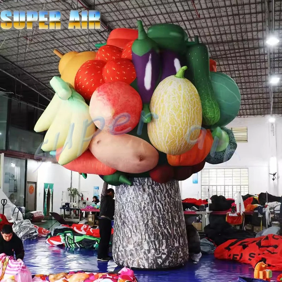 La più recente produzione personalizzata gigante gonfiabile decorazione esterna gonfiabile enorme albero da frutto