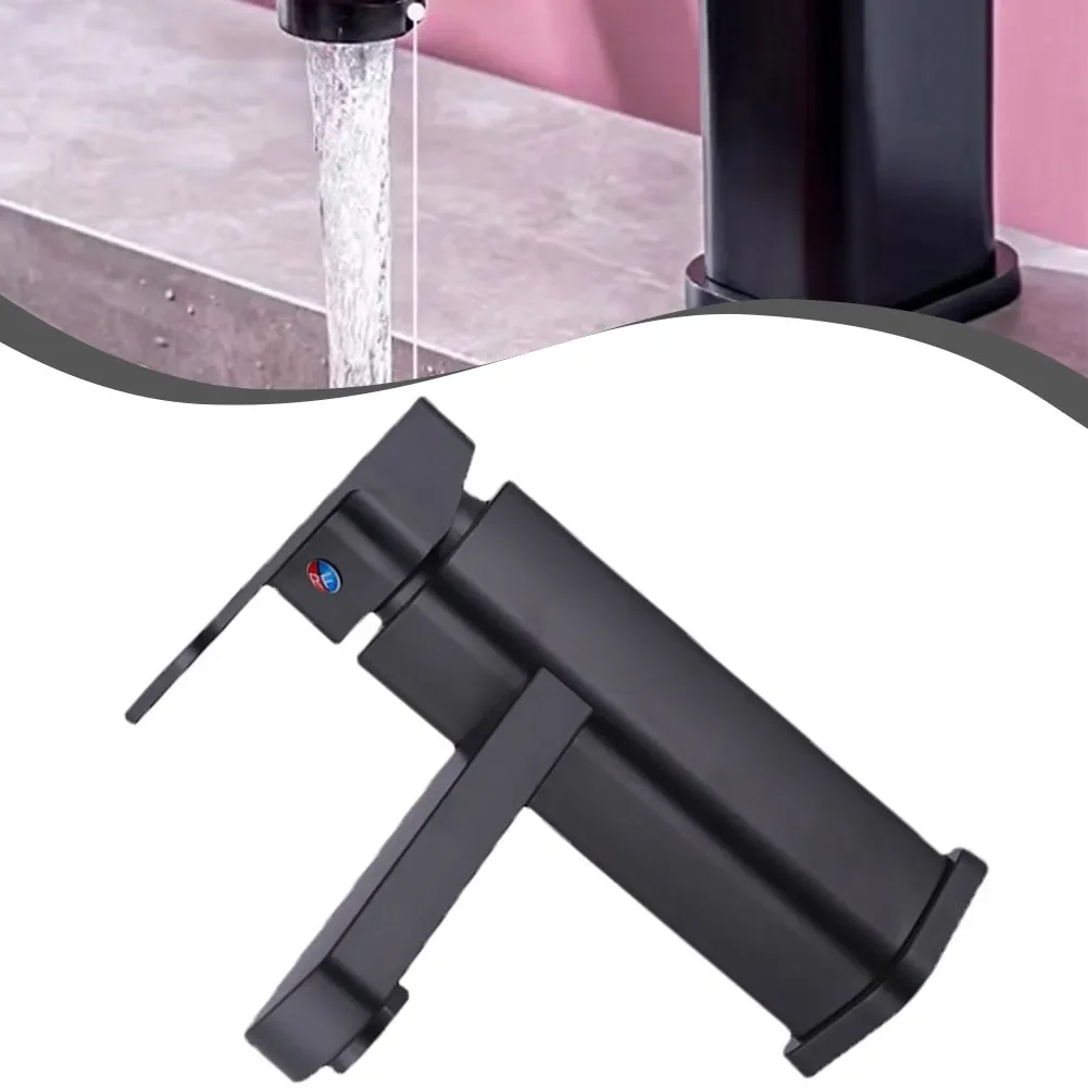 Rubinetto anticorrosione Rubinetto con base quadrata Bagno Cucina Design pratico Flusso d'acqua silenzioso e morbido Facile da pulire