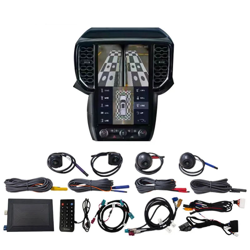 

360 Panoramic Camera 1080P 540 Bird View System 4 Camera Car DVR Recording Driving for Ford Ranger Raptor Everest Sync 4
