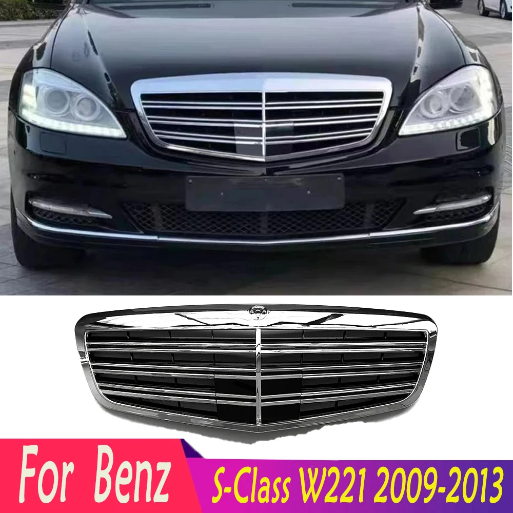 

Для Mercedes Benz 2009-2013 S-Class W221 S350 S400 S450 S500 S550 S600 S650 высококачественные аксессуары для настройки передние грили