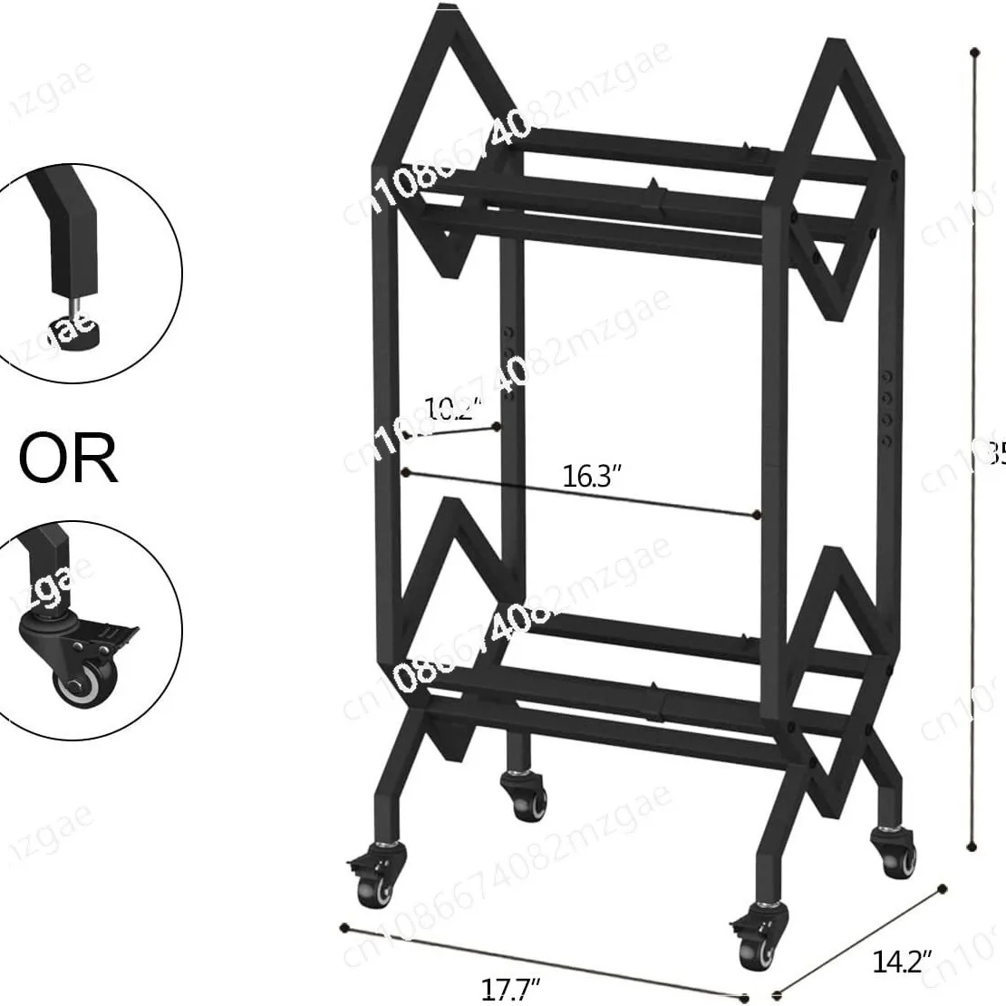 Desktop creative bookshelf, vinyl record storage rack,CD record display rack,magazine placement rack, metal and wrought iron art