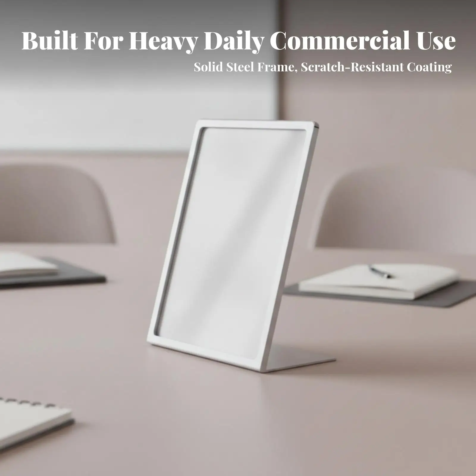 Metal Menu Display Stand for Table Counter Card Holder Custom Signage Business Kitchen Decor Sign
