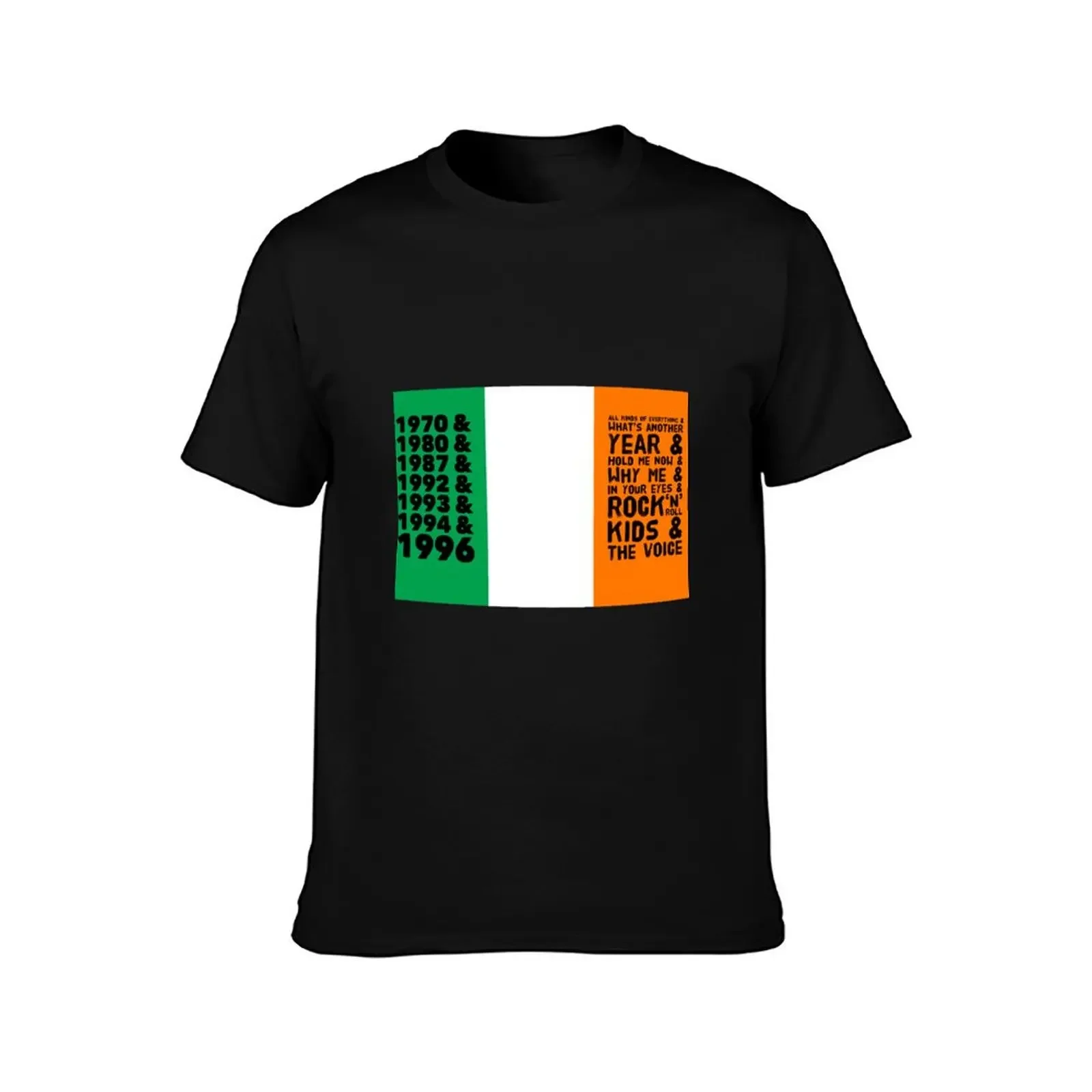 ESC Ireland Winners T-Shirt plus size clothes anime tshirt anime graphic shirts fruit of the loom mens t shirts