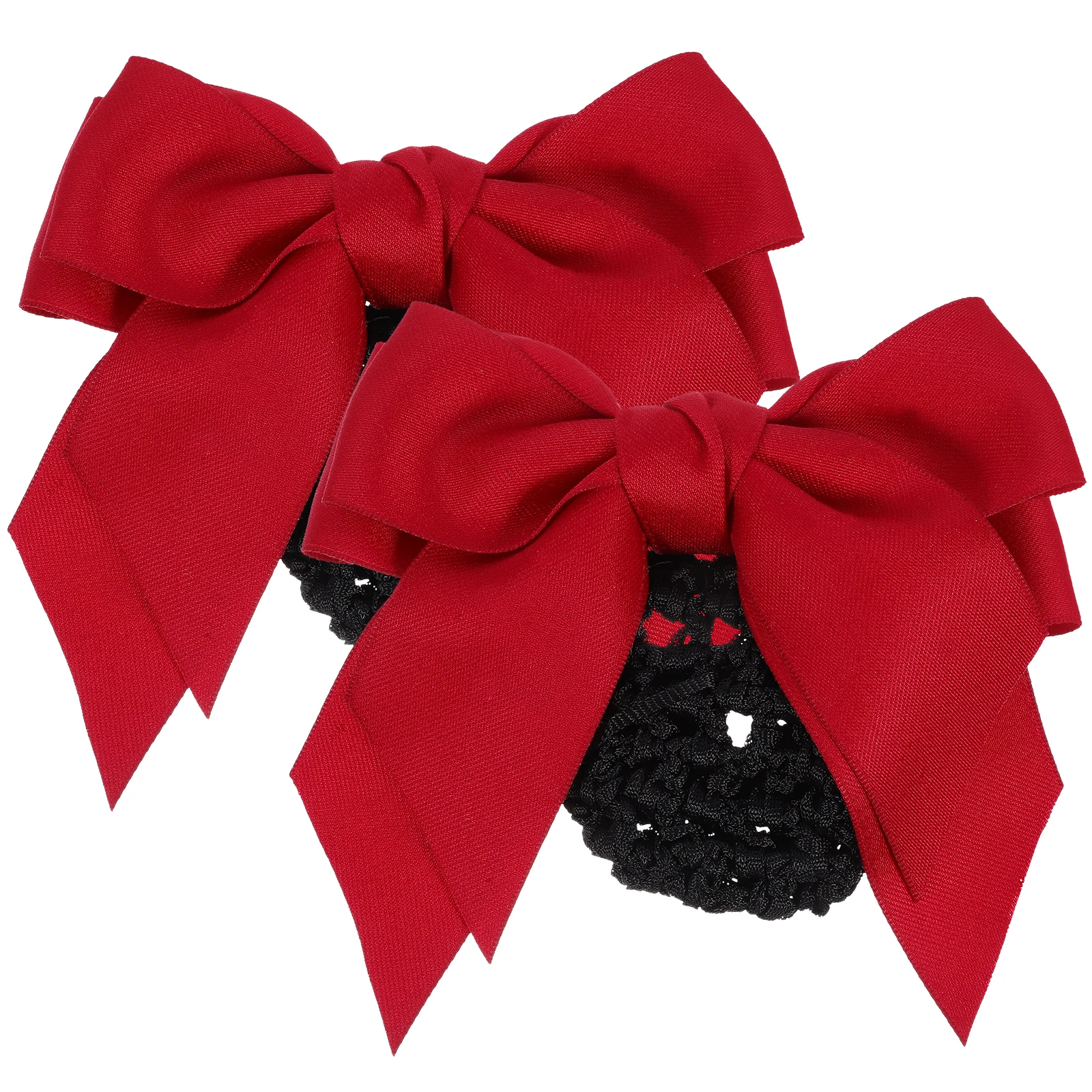 

2pcs Butterfly Knot Hair Bun Cover Clip Strong Hold Hairnet For Women Thin Thick Hair Nurse Waitress Chef Use Bun Hairnet