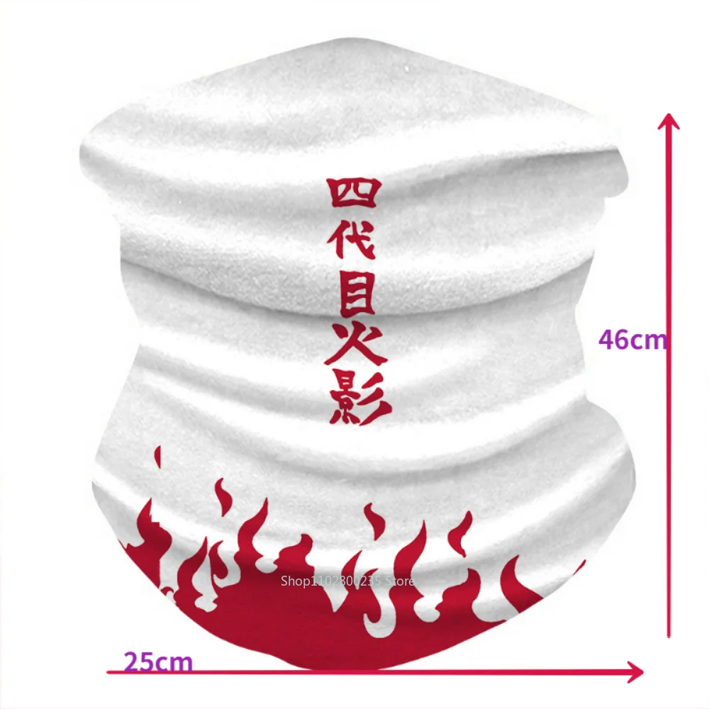 Anime Naruto Cosplay Akatsuki Itachi Bandana maschera uomo donna maschera da ciclismo maschera invernale sciarpa maschera al collo traspirante