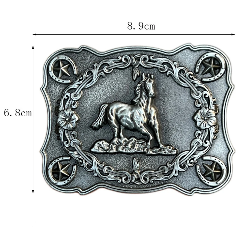 Cheapify Dropshipping Wild Horse Belt Buckle for Men Western Cowboys Evillas Para Cinturon Hombre