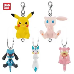 정품 가차 스케일 모델 캐릭터 펜던트 피카추 Slowpoke Mewtwo 액션 피규어 장난감