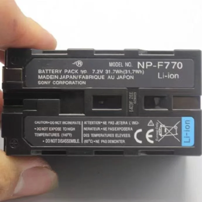 high-performance NP-F770 NP F770 NP F300 Camera Battery For Sony NP-F550 F570 NP-750 YONGNUO Camera Lights USB Battery Charger