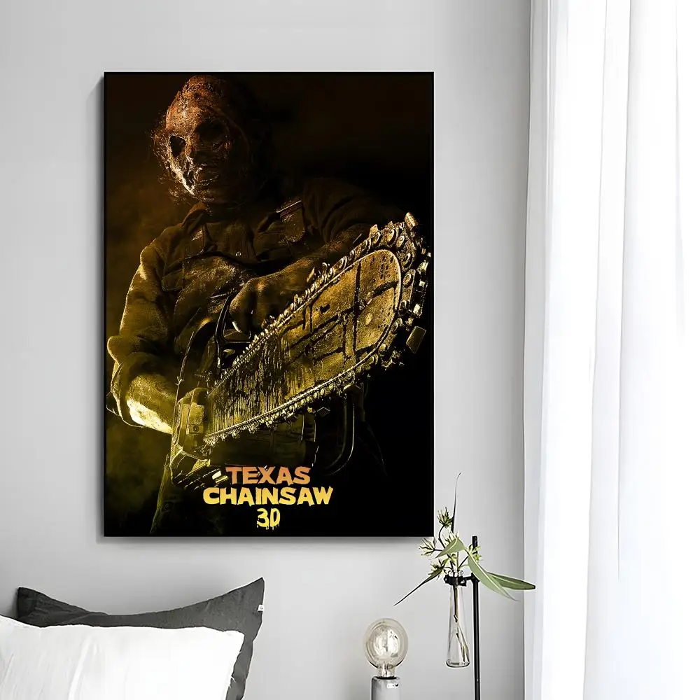 Film-Horror-Poster „The T-Texas Chainsaw M-Massacre“ HD-Kunstposter, selbstklebende Wanddekoration, wasserfest, für Zuhause, Schlafzimmer, Bar, ästhetische Dekoration – Detail 15