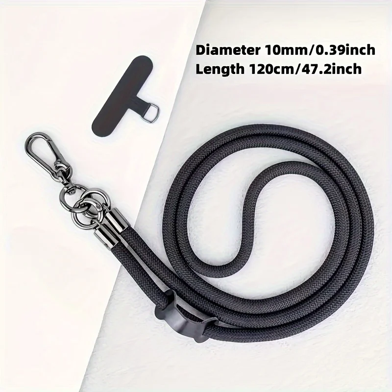 Fashion Shoulder Strap Phone Necklace Lanyard Wrist Straps with Hook Card Phone Cover Cord with Anti-Loss Lanyard for iPhone Pro