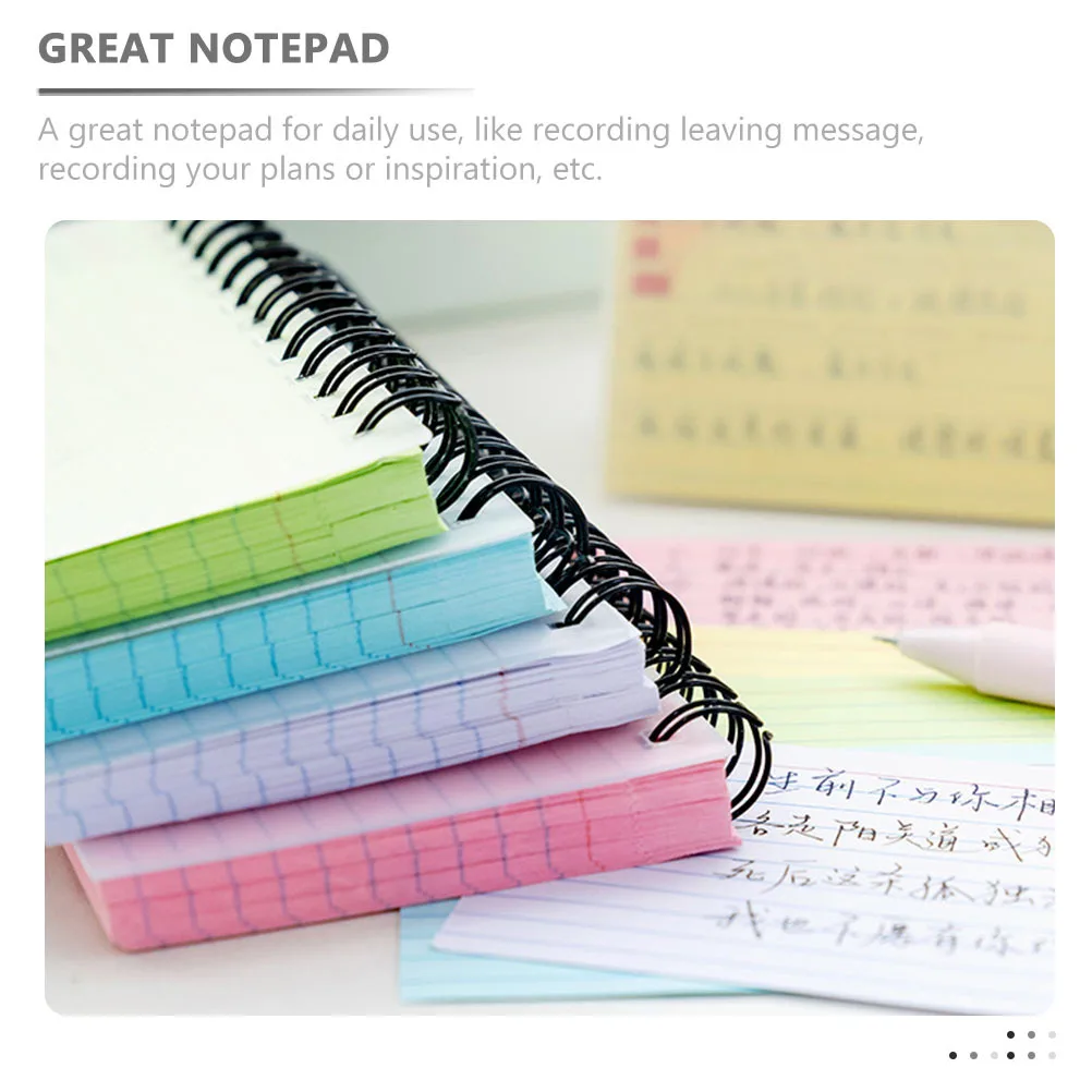 

5Pcs Spiral Notepad Small Portable Pocket Size Memo Pad Tear Off Sheets to Do List Daily Plan Notebook Note Pads