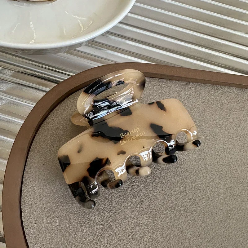 

5.5cm Long Acetate Hair Crabs Red Hair Clips for Girls and Women Tie up Hair Accessories New korean Fashon резинки для волос