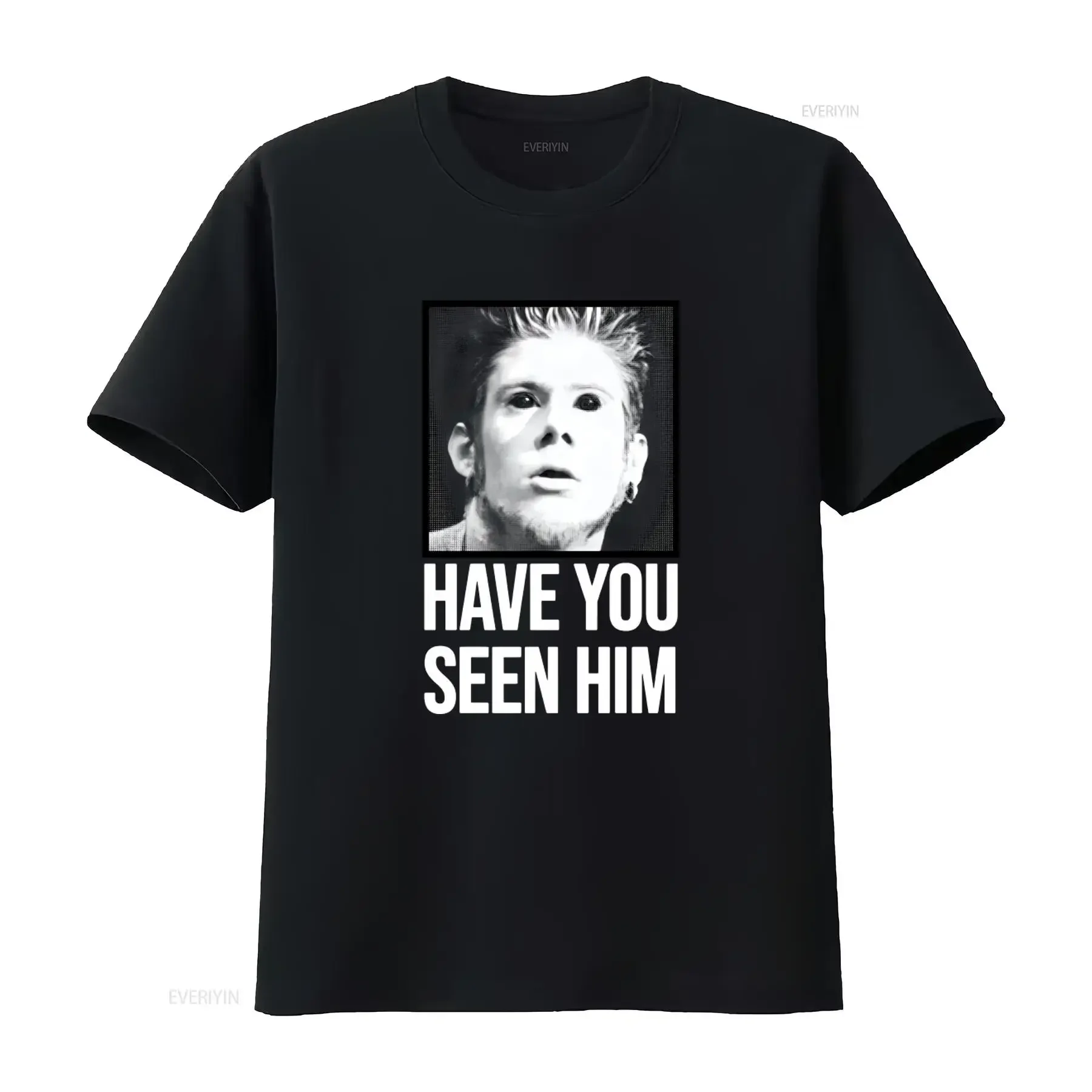 Camiseta de Limp Bizkit con estampado de Wes Borland 'Have You Seen Him' para hombre, merchandising para fanáticos de bandas de rock, vintage, lavada, elegante, elástica y transpirable