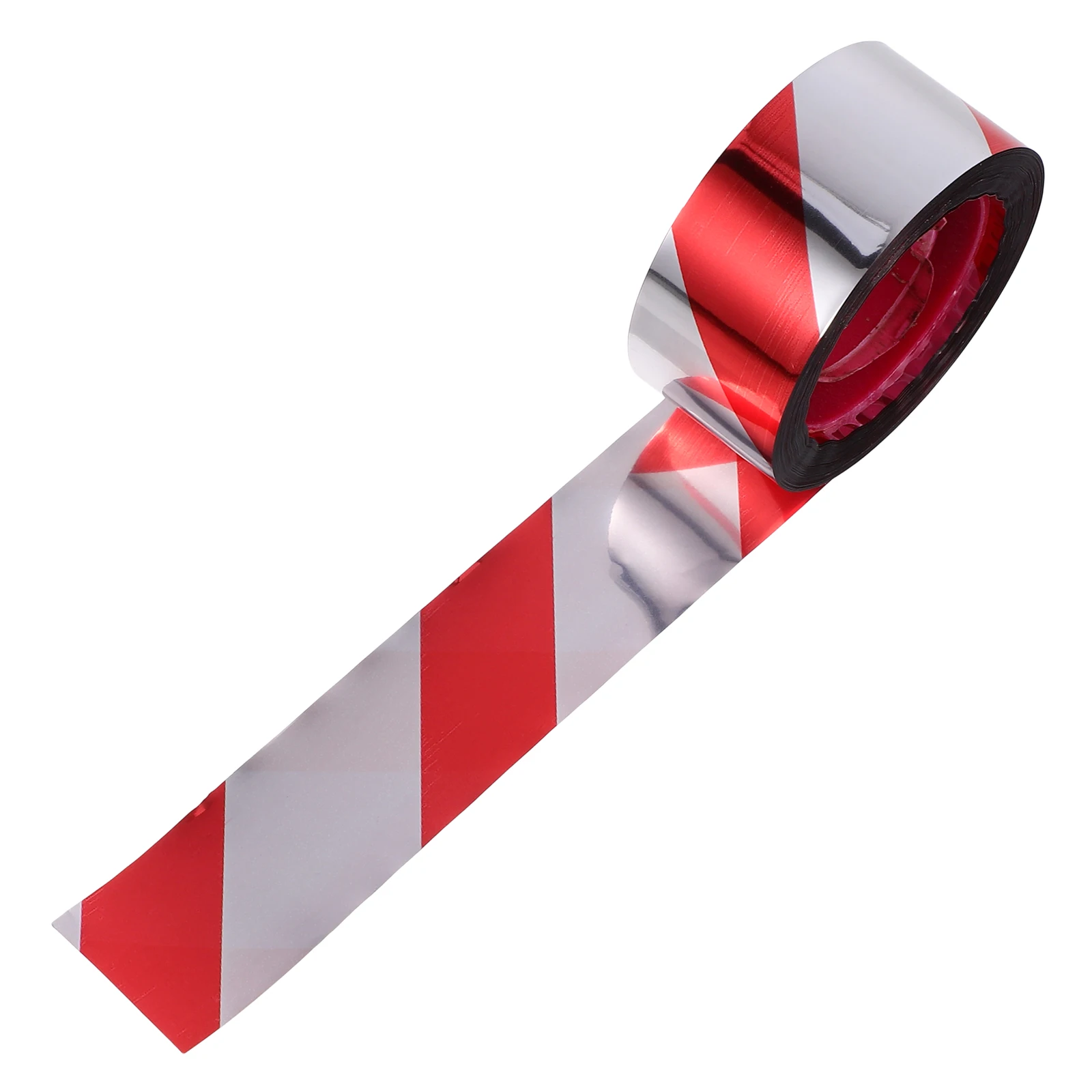 

10pcs 10 Rolls Red White Warning Safety Barrier Construction Waterproof Flagging Danger Tape Diy 2.4Cmx50M Floor Marking