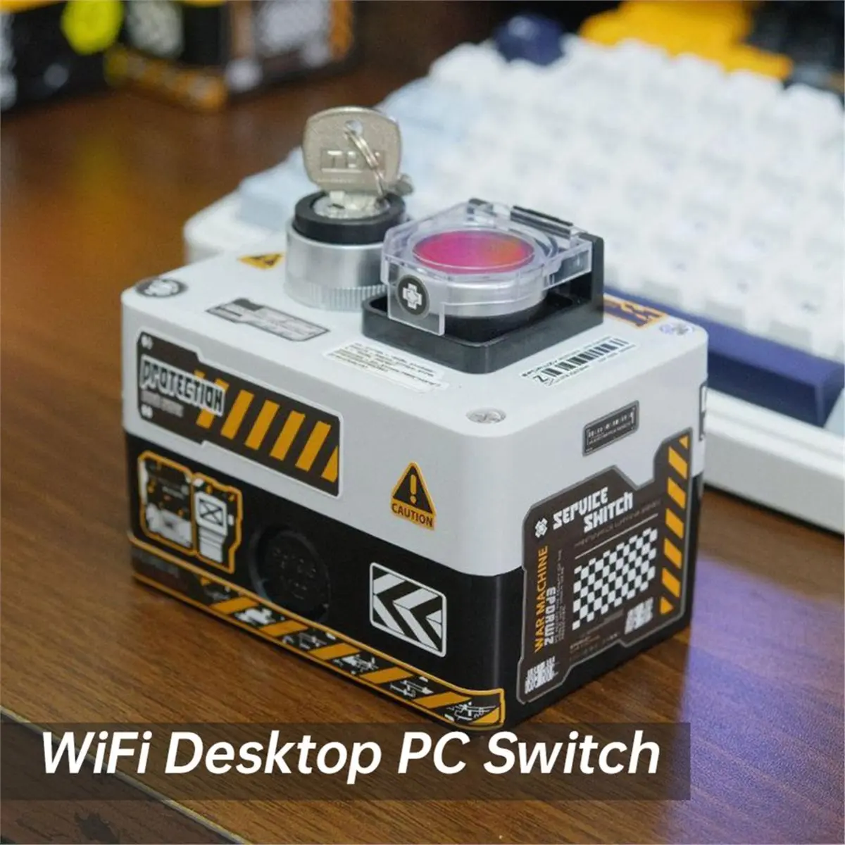 WiFi Wireless Desktop PC One-Click StartSwitch Boot DIY Key External Dual Chassis on/Off Control for Major Computers A