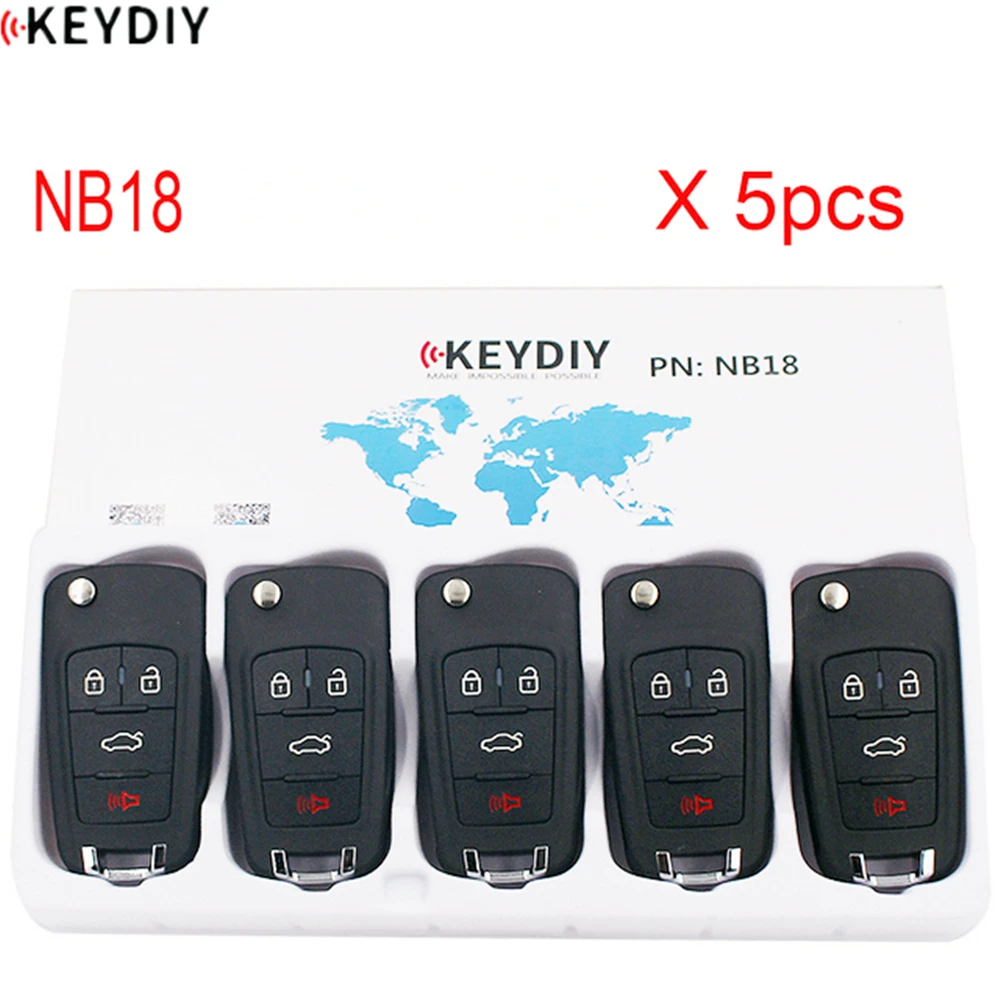 1pcs /5PCS /LOT KEYDIY NB18 KEY Multi-functional Universal Remote Key for KD900+ URG200 KD-X2 NB-Series KEYDIY  NB18 KEY