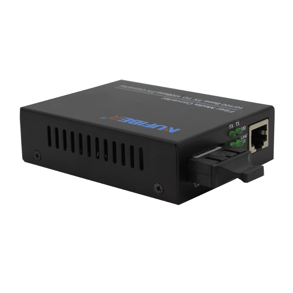 

100Mbps Multi-Mode Fiber Optic Media Converter Dual Fiber SC IP Network 1310nm Wavelength 2KM