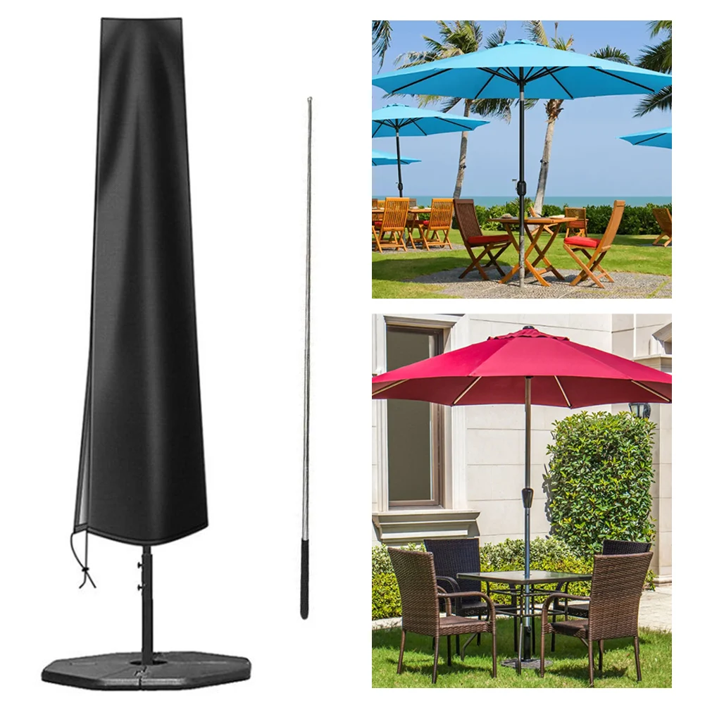 Patio Umbrella Cover Suitable For 74.8*11.8*19.7inch Waterproof Umbrella Cover Garden Supplies Shade Accessories