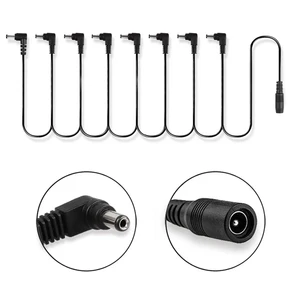 MIWAYER-Daisy Chuỗi Cáp 1A 2-10 Cách hiệu ứng guitar, Bộ điều hợp thực phẩm, 9V DC, 1A, Trung tâm củng cố, im lặng, tiêu cực 12 Bàn chân thực phẩm cáp bán hàng chính - №10