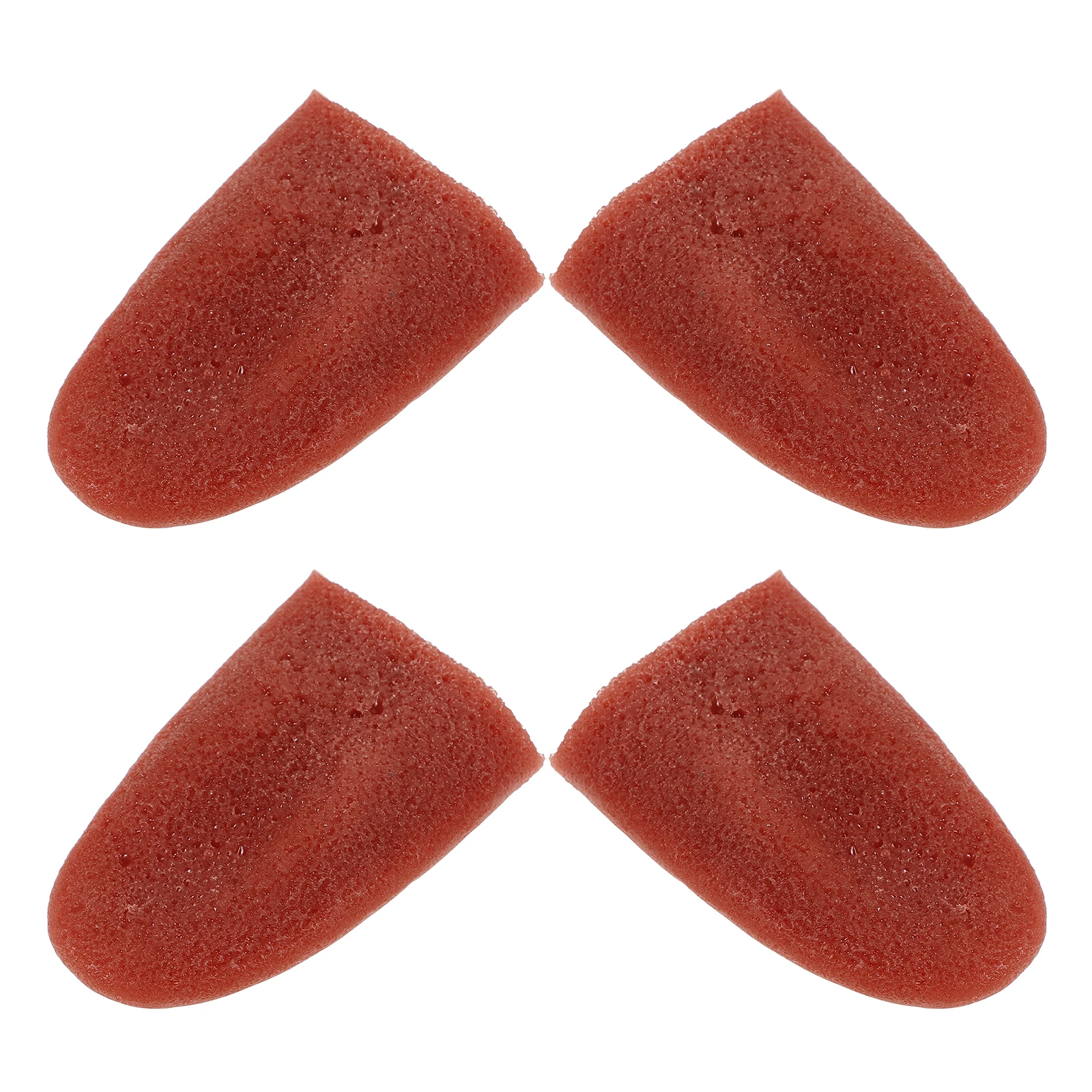 

4Pcs Halloween Fake Tongue Stretch Simulation Prank Prop April Fool Festival Party Trick Fake Tongue Tricky Props