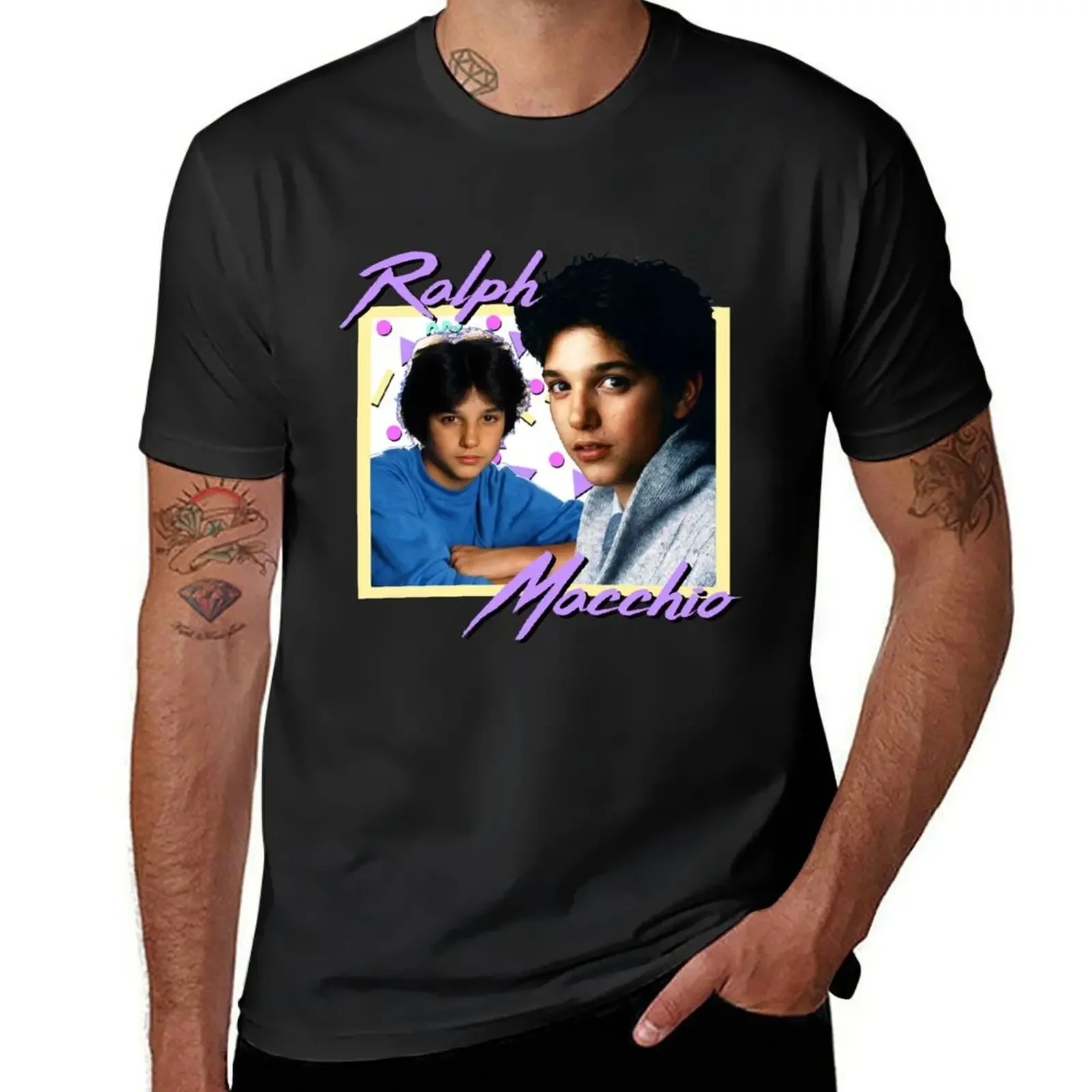 

80s Ralph Macchio T-Shirt summer top shirts graphic tee quick-drying black t-shirts for men
