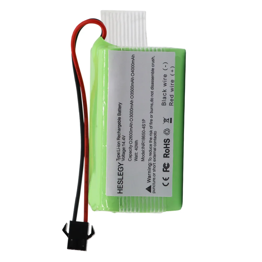 14.4V 2600mAh Li-ion Battery for Conga Excellence 950 990 1090 1790 1990 Deebot N79S N79 DN622 Eufy Robovac 11S 12 X500
