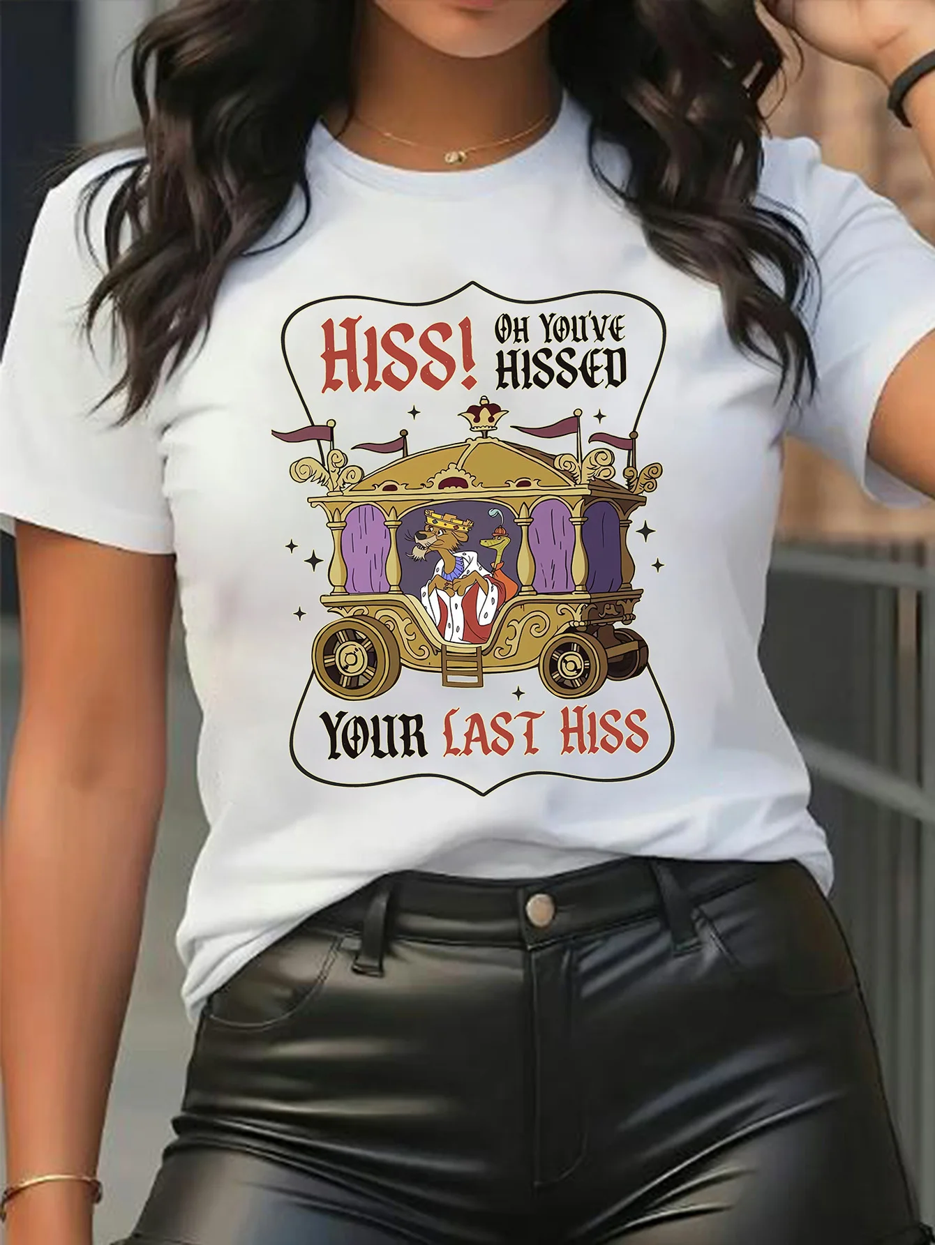 

Футболка Disney Lover Robin Hood, новая модель, унисекс, оверсайз, одежда на все случаи жизни, стильная одежда, хлопковая уличная одежда, футболка для пар