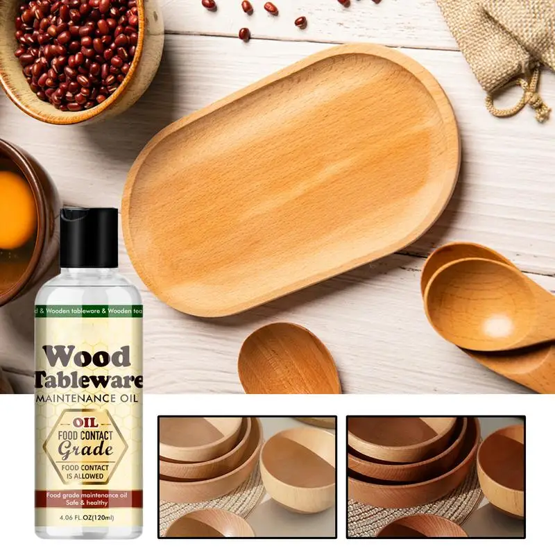 Wood Cutting Board Oil Conditioner Oil For Wood Tea Set Wood Maintenance Oil For Wooden Furniture Tableware Cutting Boards