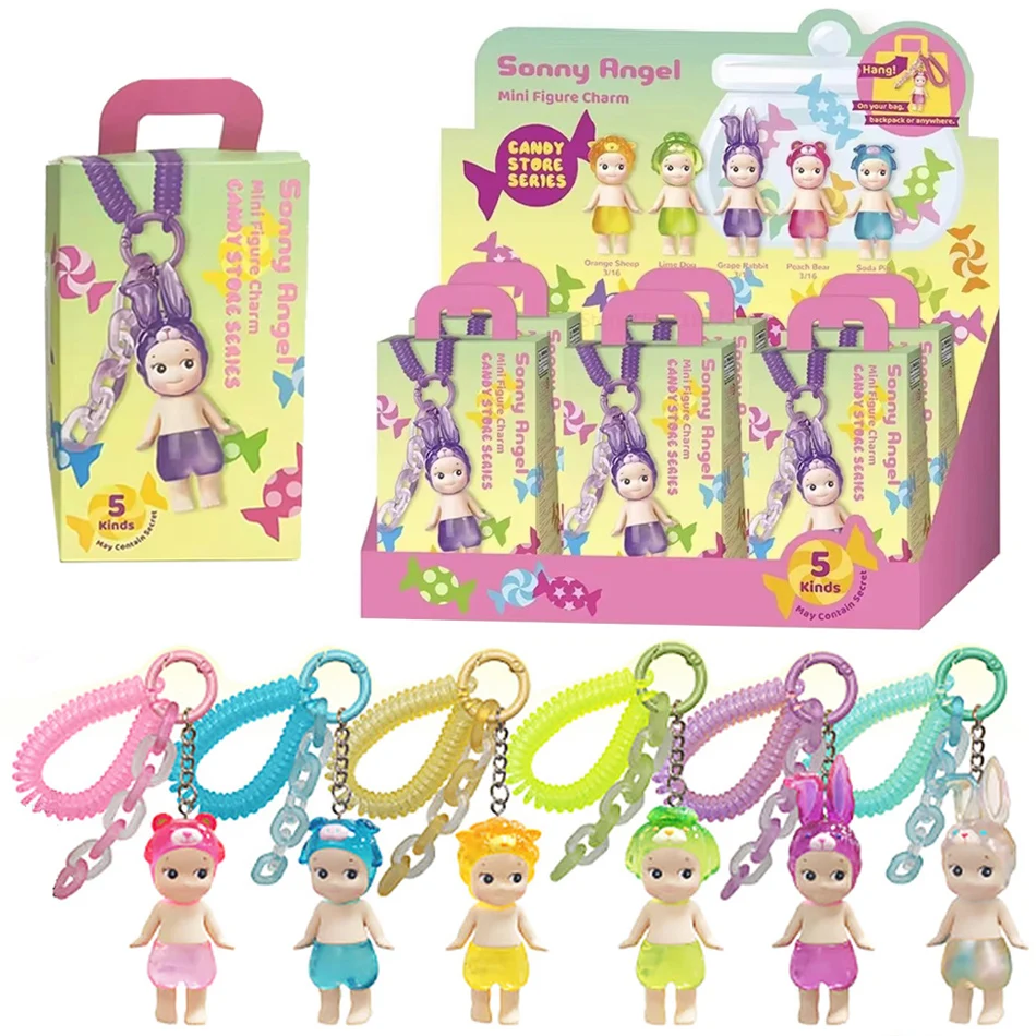 1-6PCS Sonni Angel Blind Box Hippers Dreaming Candy Store Series Figures Ornaments Dolls Children Keychain Christmas Toy Gifts