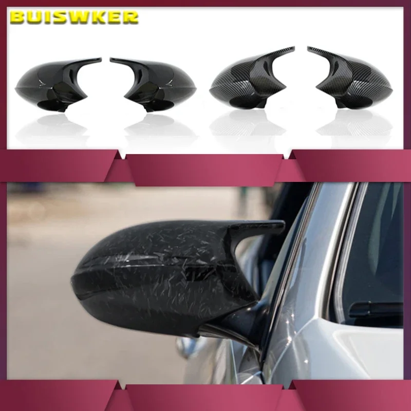 

For BMW 1 3 Series E81 E82 E87 E88 E90 E91 E92 E93 2005-2009 Car Side Wing Mirror Cover Rear-View Caps Black high quality types