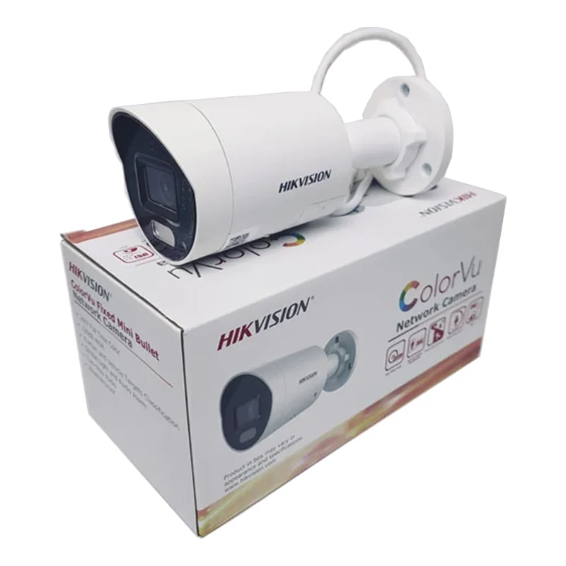 

H ​ ikvision DS-2CD2047G2-LU/SL 4MP POE IP-камера с поддержкой обнаружения движения для захвата лица, двусторонняя аудиокамера наблюдения