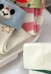 

Cute Animal Cuffed Socks Sweet Mid-tube Socks Fashion Versatile Socks Breathable Sweat-absorbent Soft Comfortable Sock Girl Gift