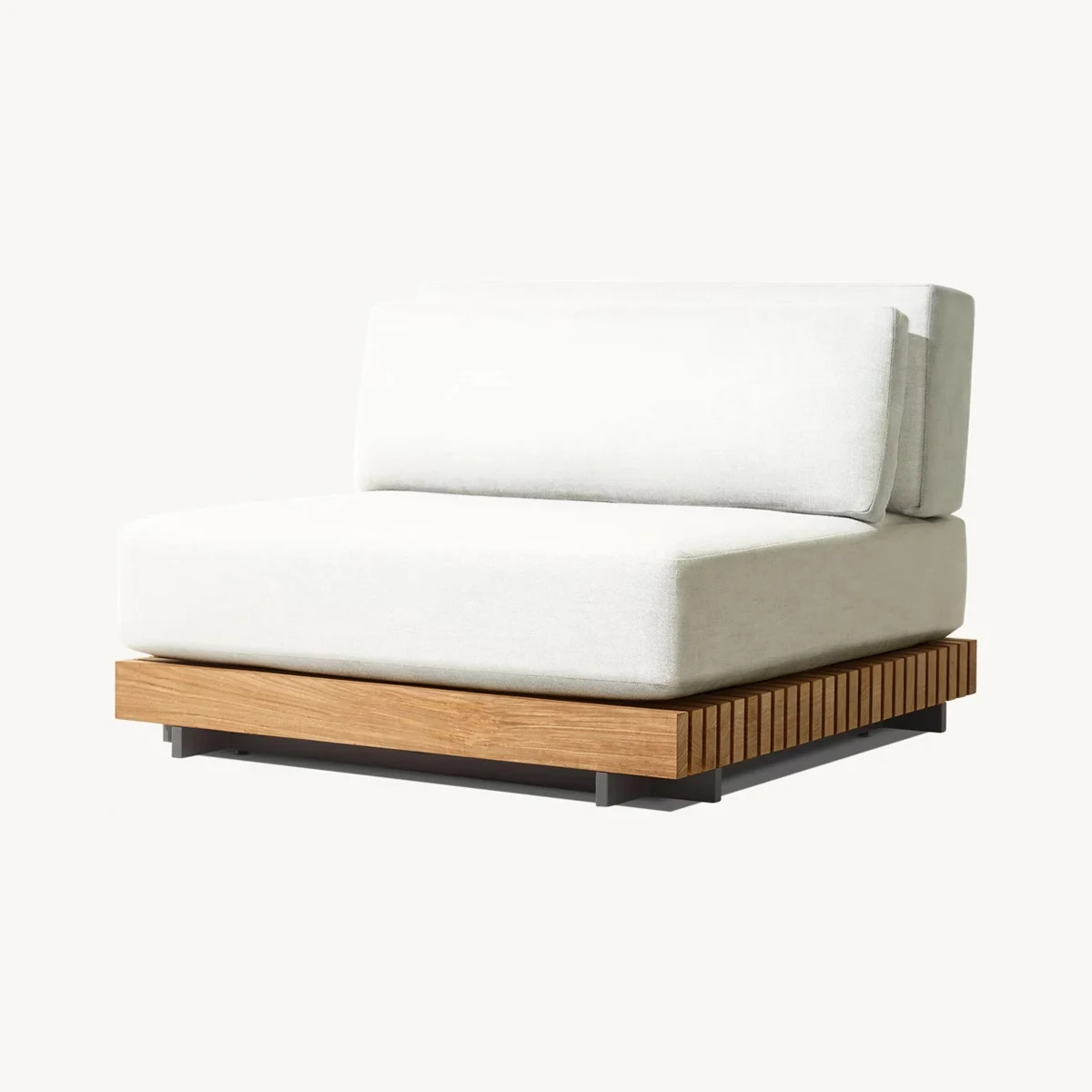 Móveis de teca sofá de lazer pátio móveis ao ar livre capa de sofá de jardim ao ar livre