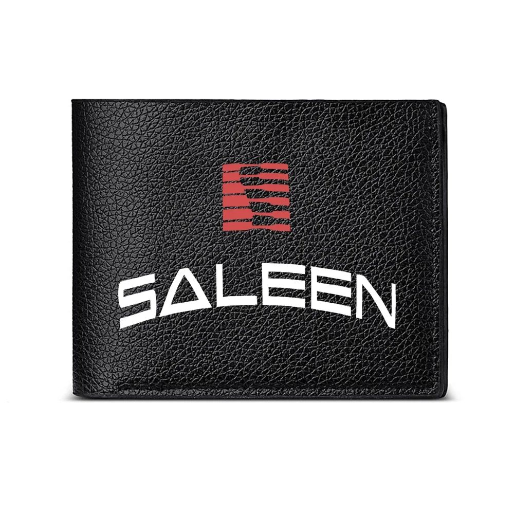 Saleen Logo Design Men's Wallet Card Holder Casual Business Fashion Print Style