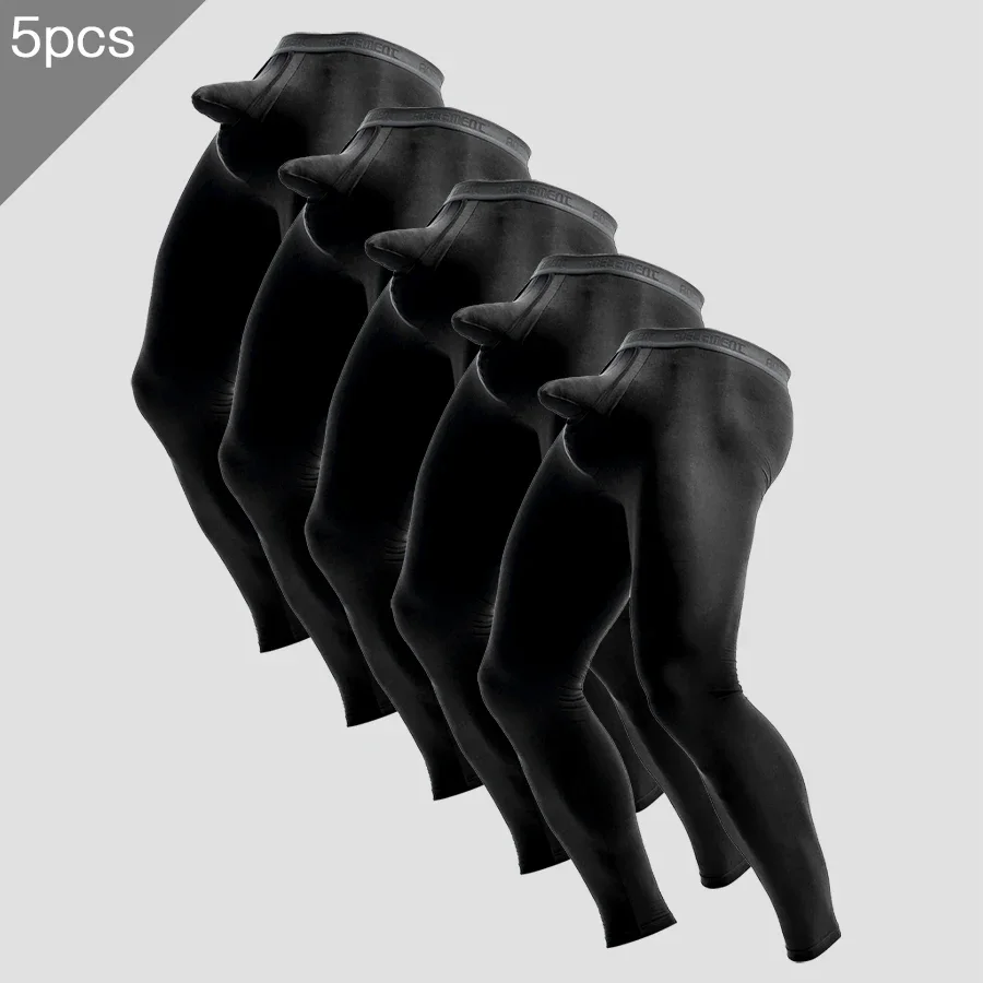 

5 шт., мужские осенние брюки Bullet, съемные одиночные брюки с поддержкой мошонки, узкие теплые брюки, рубашка, леггинсы для молодых мужчин