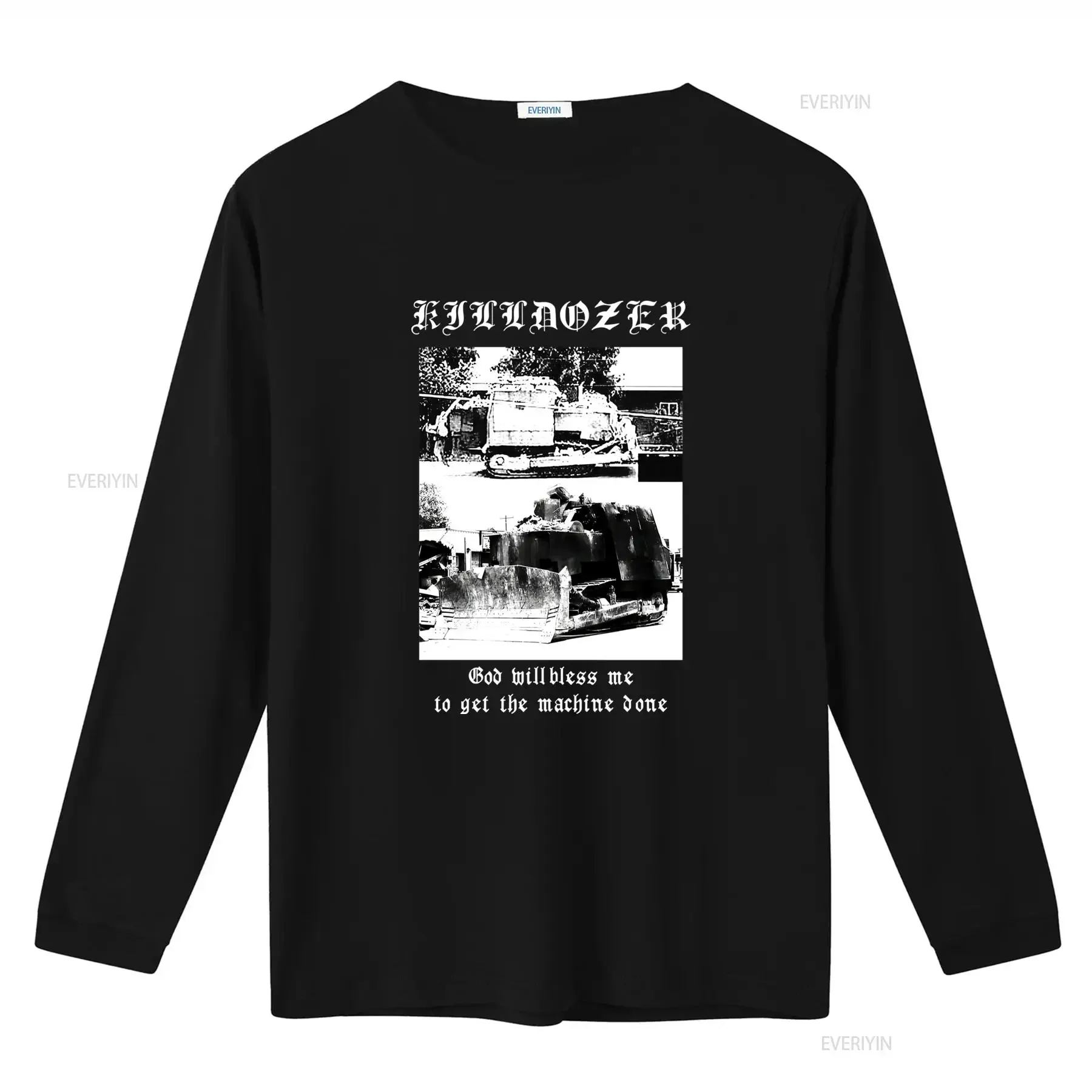 Killdozer Alternate 1 Classic T Shirt For Men And Women Sizes S 5XL God Will Bless Me To Get The Machine Done Design vintage