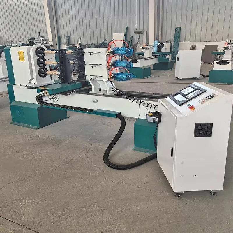 China Cnc Automatic Engraving Carving Multi Functions Wood Copying Lathe Turning Milling Machine