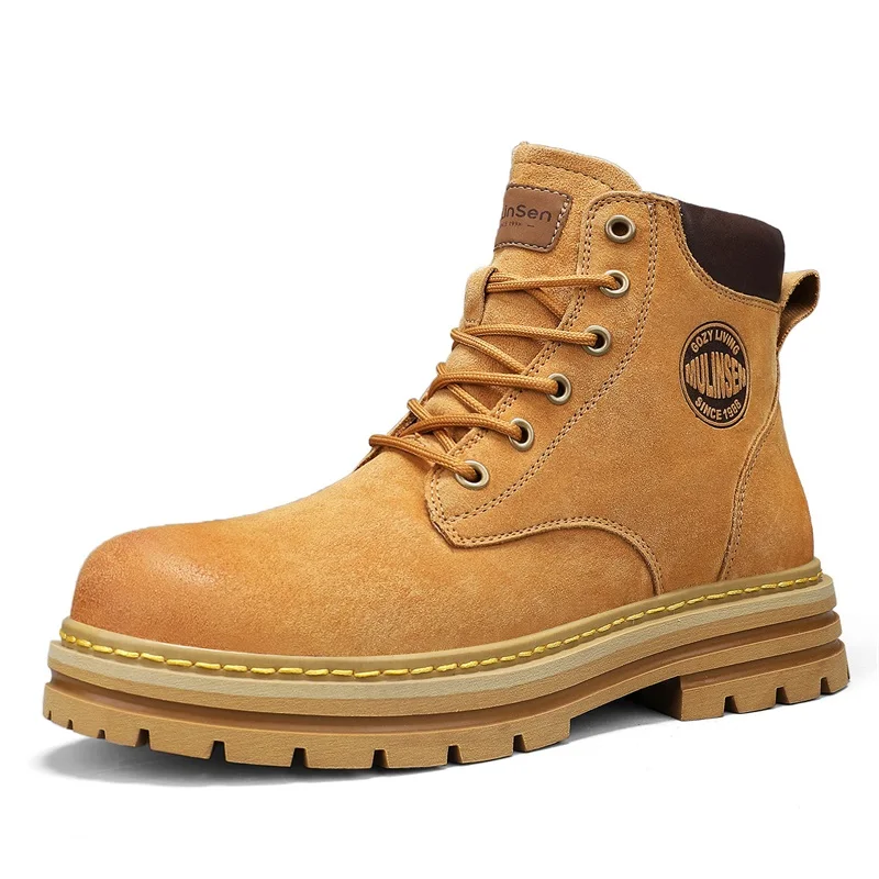 

Men's Tough Guy Boots (Outdoor Retro·Fashion Youthful·Understated Steady·Simplified Shoe Shape)