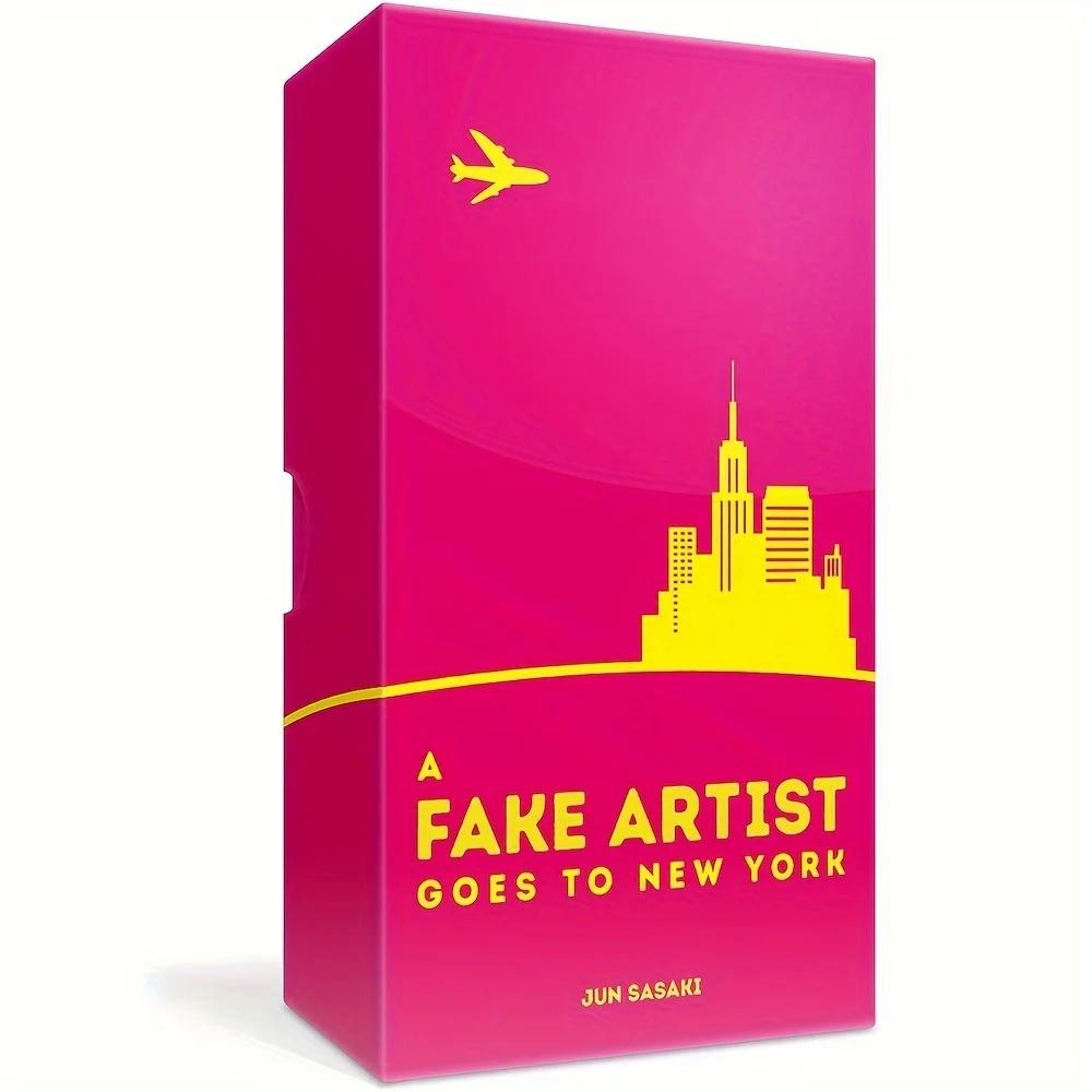 New York Fake Artist Storytelling Card Game - SCOUT Fun Drawing Party Game For 5-10 Players Perfect For Gatherings & Travel Fun