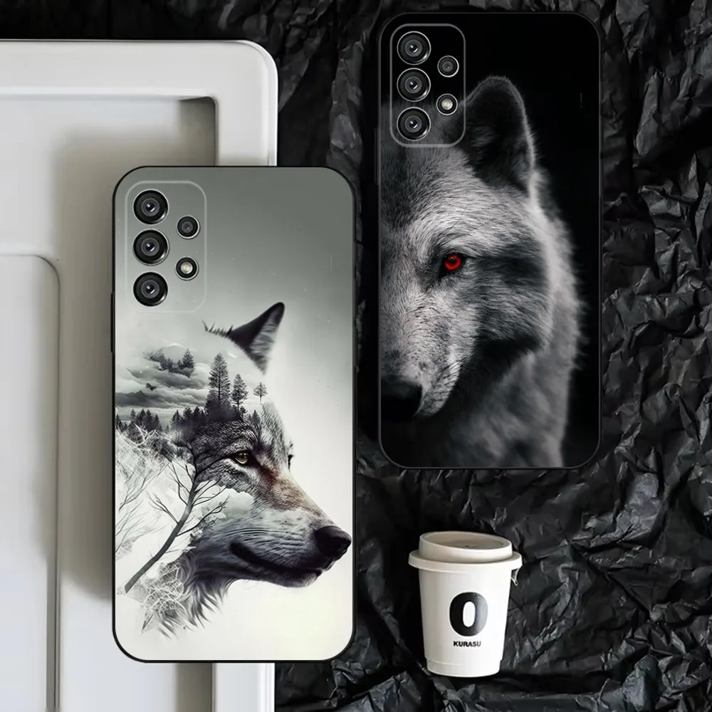 

wolf Phone Case For Samsung S25,S24,S23,S22,S21,S20,S10,Ultra,Plus,Lite,FE,Soft Silicone Black Cover