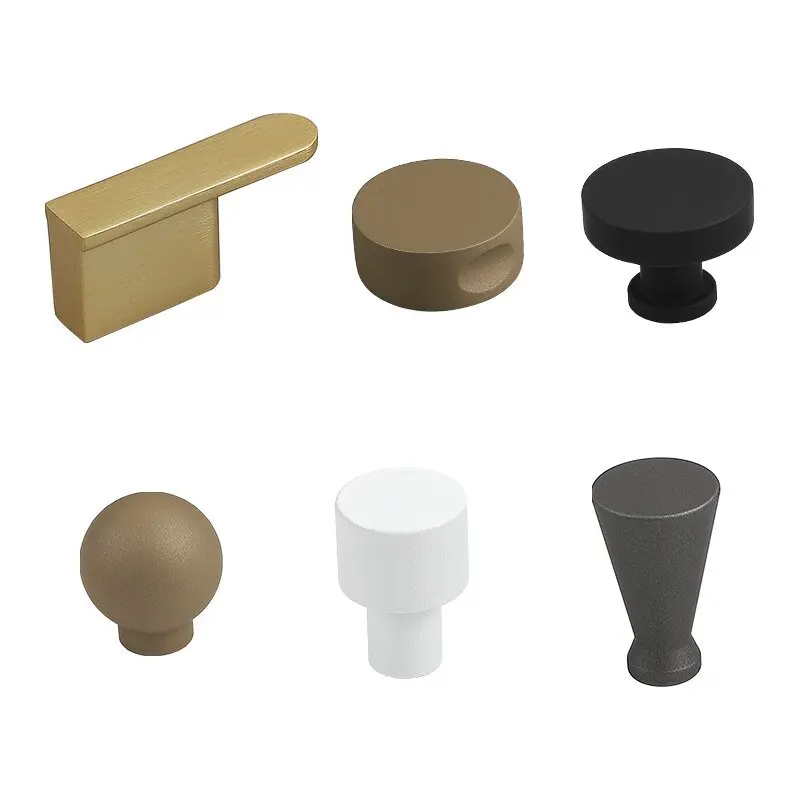 Maniglia per porta dell'armadio Spot Maniglia moderna semplice in oro nero per armadio, armadio da bagno, comodino, mobili, maniglia in pelle