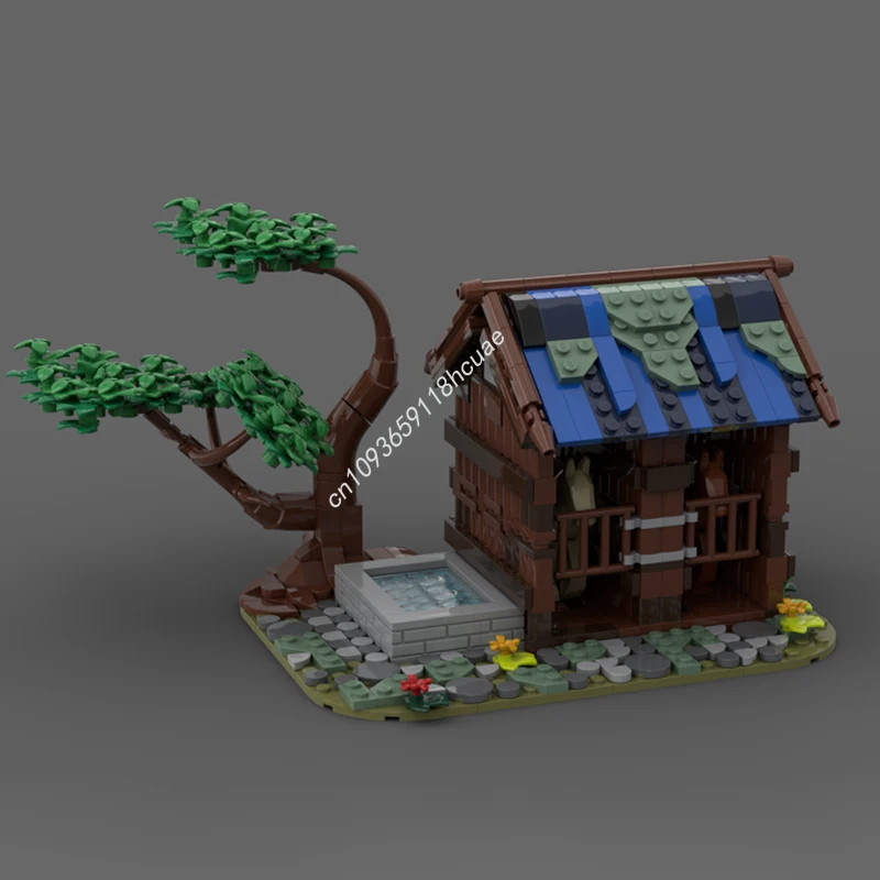 

727 шт. MOC, стабильный средневековый ковальный замок, строительные блоки, образовательный кирпич, детская рождественская игрушка в подарок