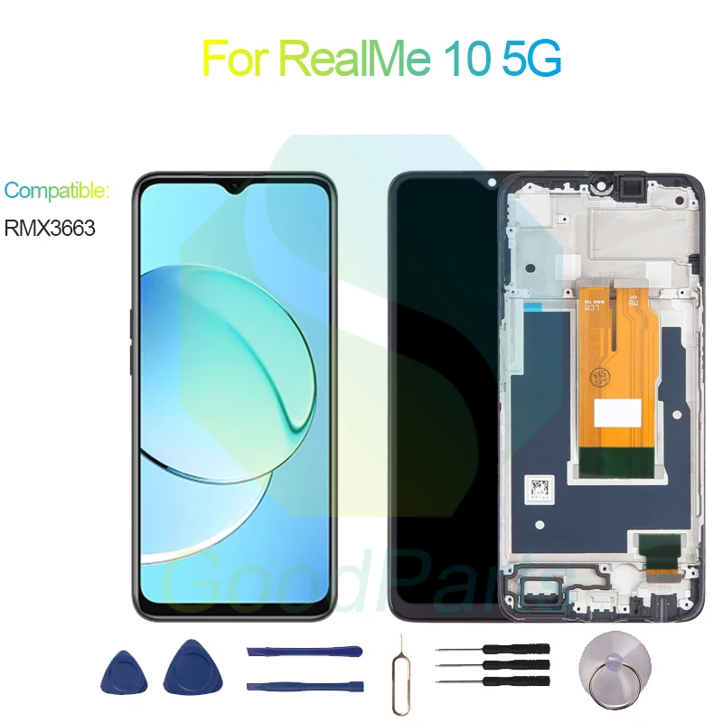 

For RealMe 10 5G Screen Display Replacement 2408*1080 RMX3663 For RealMe 10 5G LCD Touch Digitizer