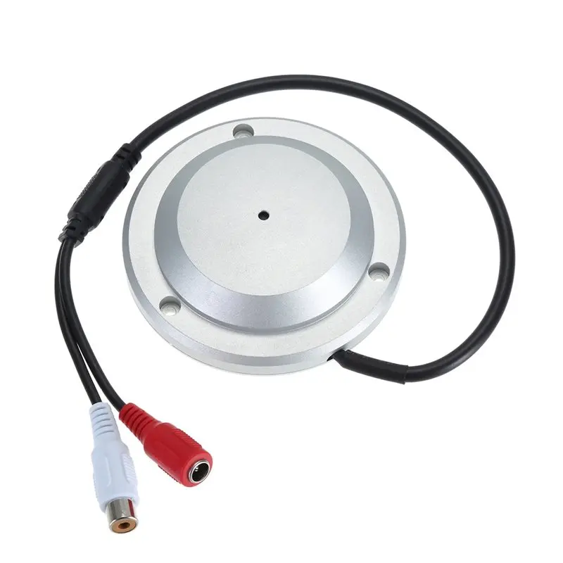 

【CYBER MONDAY】Водонепроницаемый металлический микрофон 90A для наружного использования, предназначенный для систем видеонаблюдения, с высококачественным шумоподавлением и высокой точностью звука.